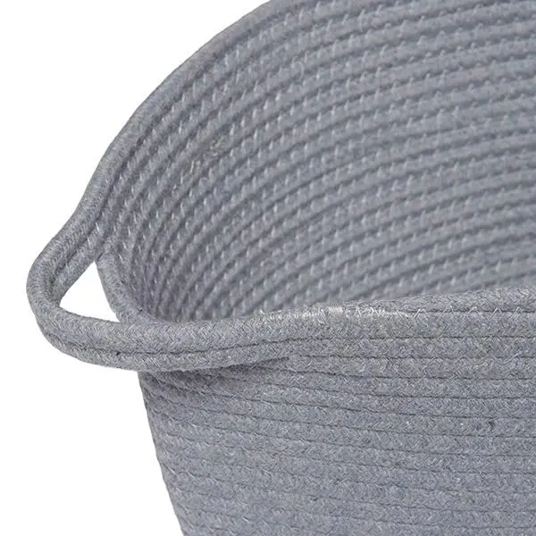 Large storage basket grey